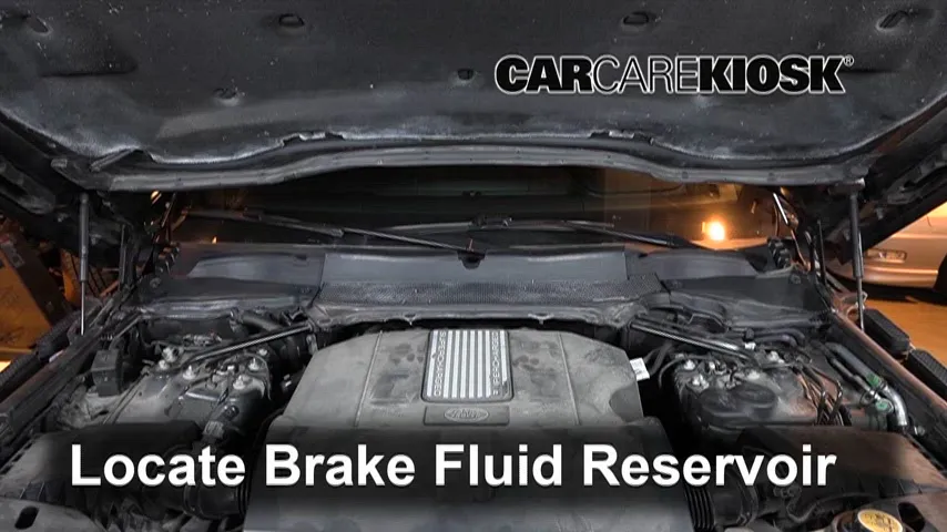 2018 Land Rover Range Rover Supercharged 5.0L V8 Supercharged Brake Fluid Check Fluid Level